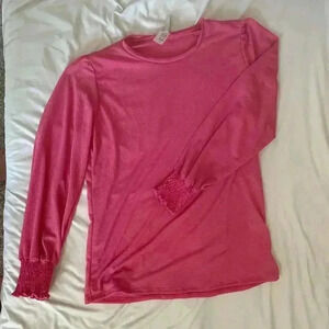 36. Hot Pink Long Sleeve Shirt